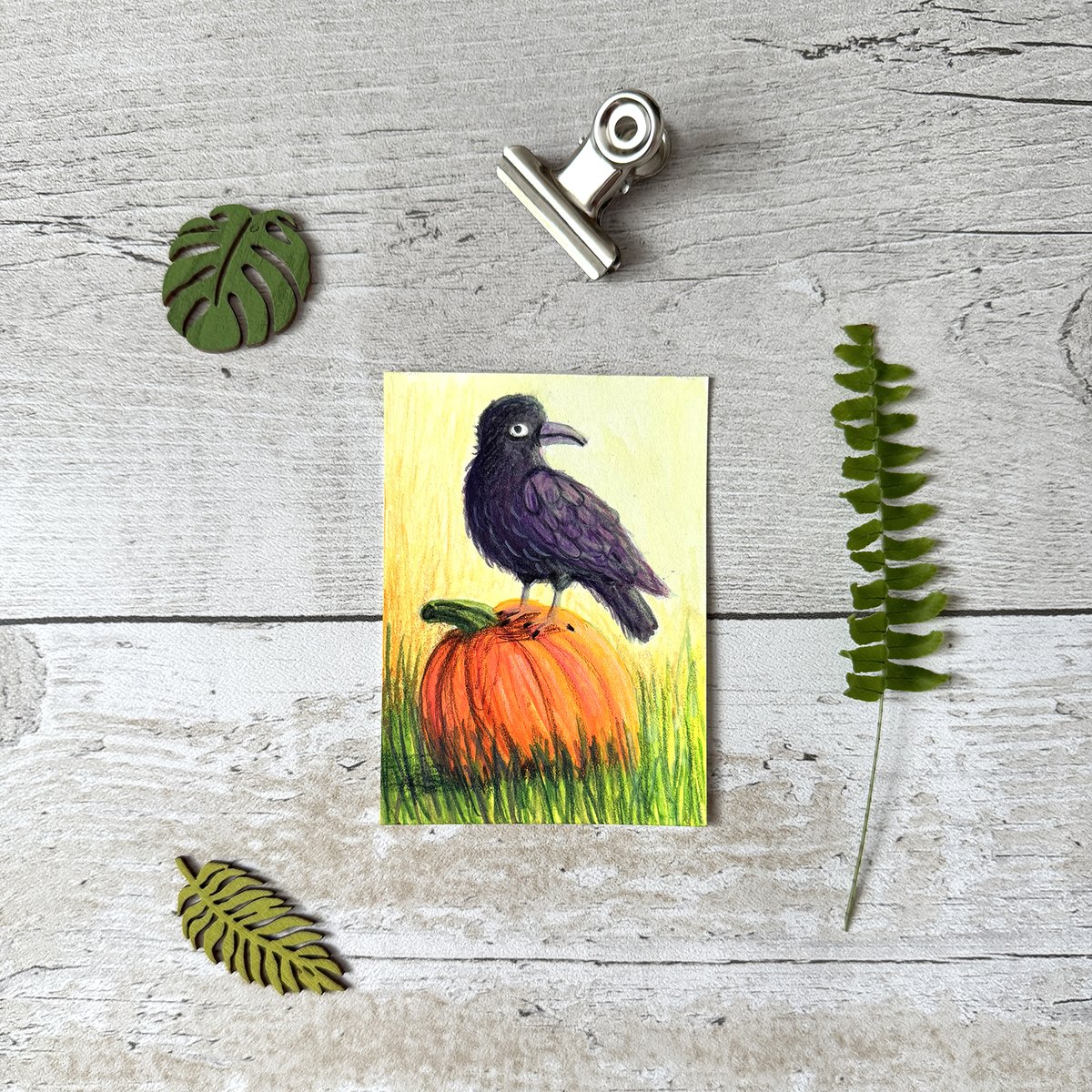 Thanks all, have a good day! I have just added this original raven painting. 15% off first orders via a newsletter signup fawashah.co.uk/product-page/o… #ukgiftam #ukgifthour #shopsmall #artwork #illustration #giftideas #shopindie #gift #smallbiz #handmade #jungle #art #painting #raven
