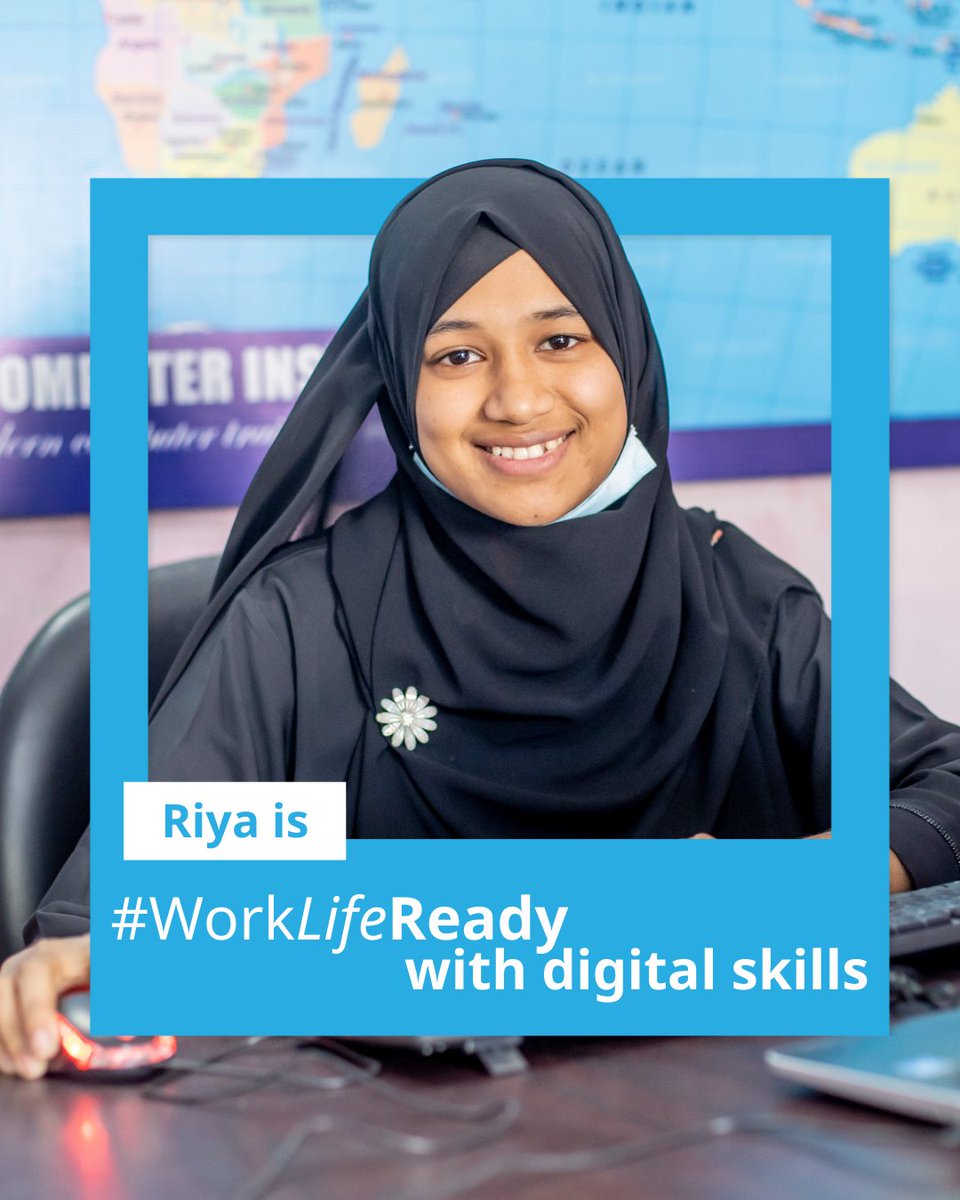 UNICEFBD's tweet image. Afsana Sultana Riya is #WorkLifeReady!
Through UNICEF’s SKILFO Project, she gained practical skills, became financially independent, and now supports her family and speech-impaired brother in Cox’s Bazar.
Real skills. Real change.
#YouthLead #YouthSkillsDay