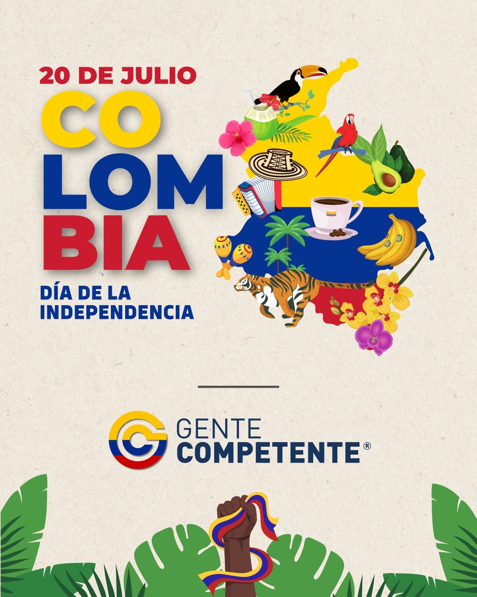 GenteCompetente's tweet photo. Colombia se construye desde lo que hacemos en casa, en el trabajo y en cómo elegimos vivir cada día.
En Gente Competente creemos en sumar desde lo cotidiano, con valores, propósito y amor por lo que somos. 💛💙❤️

#ConstruyoPaísCuando #20DeJulio #GenteCompetente https://t.co/vyWR5lViv0
