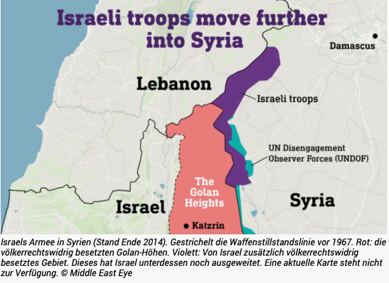 upgasche's tweet image. Israel gegen Syrien – Russland gegen die Ukraine. Beide Länder rechtfertigen hre Angriffe ähnlich. Doch nur die Intervention und Landnahme Israels werden nicht als Angriffskrieg bezeichnet.
infosperber.ch/politik/welt/i…