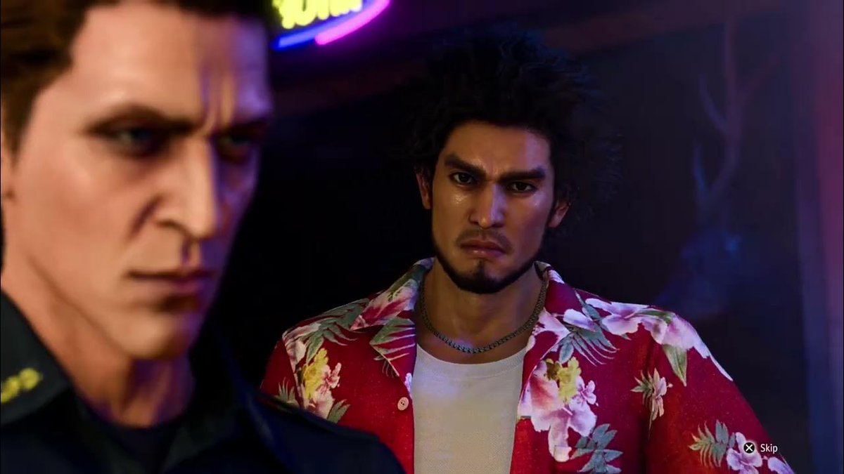 DailyLADChr's tweet image. In the Infinite Wealth demo, Roman is the police officer to arrest Ichiban, but in the full game it is a different character!
