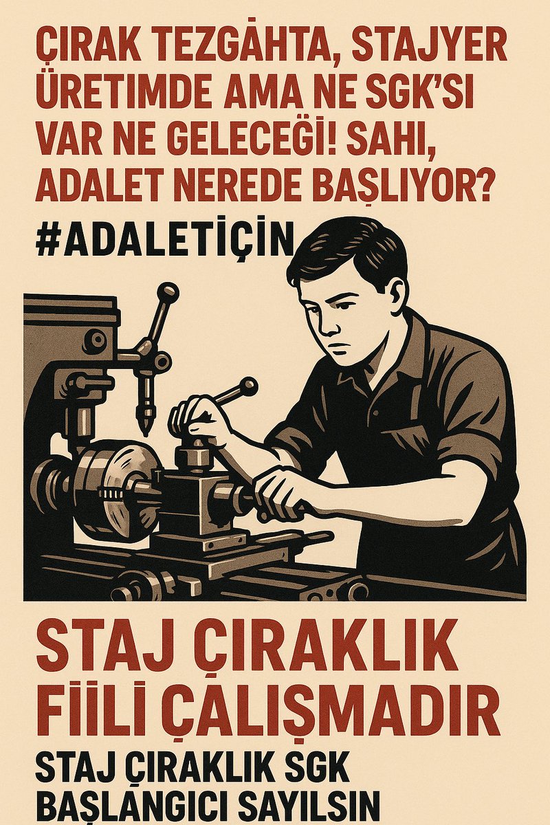 EST sertan 10 (@ebruokyay86) on Twitter photo İlk işe giriş tarihimizin geçerli sayıldığı
Tam sigorta istiyoruz.
<a href="/RTErdogan/">Recep Tayyip Erdoğan</a>
<a href="/isikhanvedat/">Prof. Dr. Vedat Işıkhan</a>
<a href="/dbdevletbahceli/">Devlet Bahçeli</a>
<a href="/Mustafa_Destici/">Mustafa Destici</a>
<a href="/erbakanfatih/">Dr. Fatih Erbakan</a>
<a href="/eczozgurozel/">Özgür Özel</a>
<a href="/cenginyurt52/">Cemal Enginyurt</a>
<a href="/fethigurer/">Ömer Fethi Gürer</a>
#Staj
#Çıraklık
#Sigortası
#Başlangıç
#Olsun İlk işe giriş tarihimizin geçerli sayıldığı
Tam sigorta istiyoruz.
<a href="/RTErdogan/">Recep Tayyip Erdoğan</a>
<a href="/isikhanvedat/">Prof. Dr. Vedat Işıkhan</a>
<a href="/dbdevletbahceli/">Devlet Bahçeli</a>
<a href="/Mustafa_Destici/">Mustafa Destici</a>
<a href="/erbakanfatih/">Dr. Fatih Erbakan</a>
<a href="/eczozgurozel/">Özgür Özel</a>
<a href="/cenginyurt52/">Cemal Enginyurt</a>
<a href="/fethigurer/">Ömer Fethi Gürer</a>
#Staj
#Çıraklık
#Sigortası
#Başlangıç
#Olsun