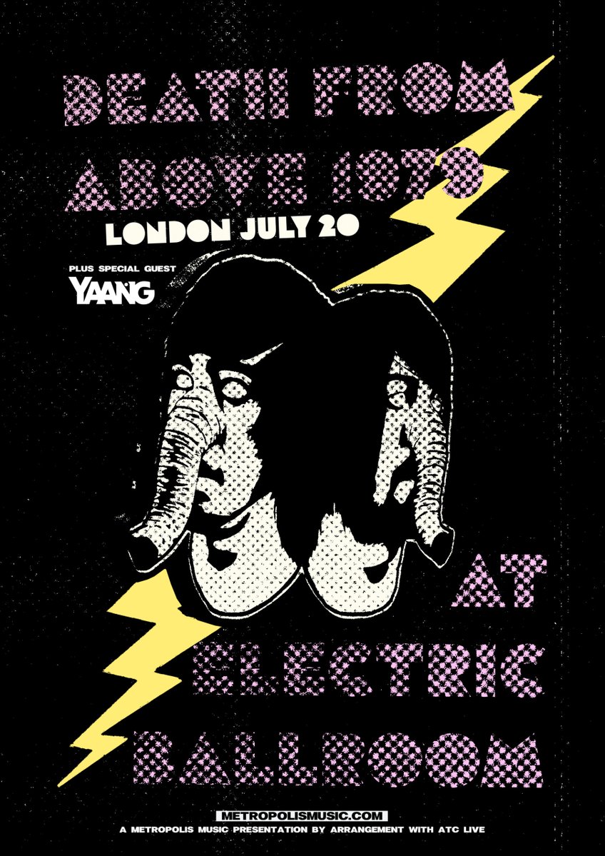 allgigs's tweet image. London! Our #GigOfTheDay is Death from Above @dfa1979 at Electric Ballroom @EBallroomCamden - final few tickets on sale now >> allgigs.co.uk/view/artist/10…