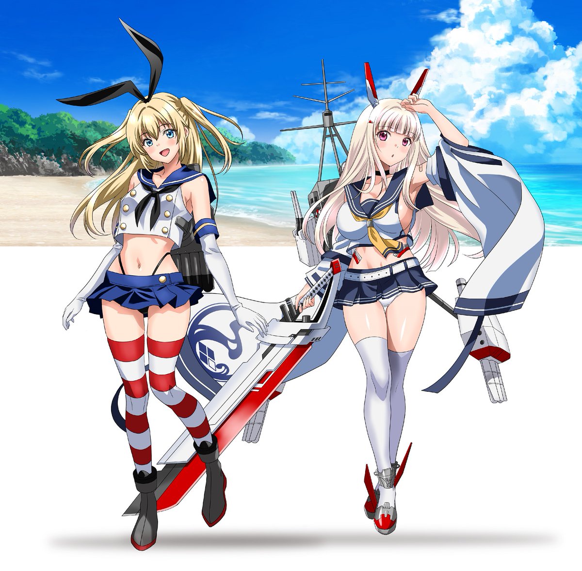 aozoraharuka920's tweet image. 夏コミシーズンなので、今年はさくらちゃんに綾波改のコスプレしてもらいました!🌊
#島風 #綾波改 #艦これイラスト #アズールレーン