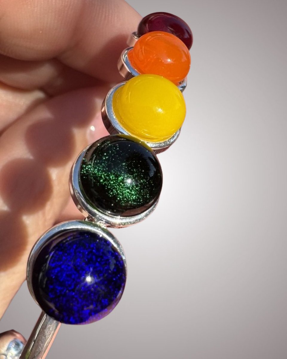 CGS - The Contemporary Glass Society (@cgsuk) on Twitter photo āUnited in Colourā by Erin Green
āThis fused rainbow bangle, is a tribute to the LGBTQ+ friends & family who inspire me. Each color stands for unity, love & authenticity.ā
āFeatured in A Sense of Place.ā
š  cgs.org.uk/onlineexhibitiā¦
#LGBTQ #Pride #Rainbow #Jewellery #Glass āUnited in Colourā by Erin Green
āThis fused rainbow bangle, is a tribute to the LGBTQ+ friends & family who inspire me. Each color stands for unity, love & authenticity.ā
āFeatured in A Sense of Place.ā
š  cgs.org.uk/onlineexhibitiā¦
#LGBTQ #Pride #Rainbow #Jewellery #Glass