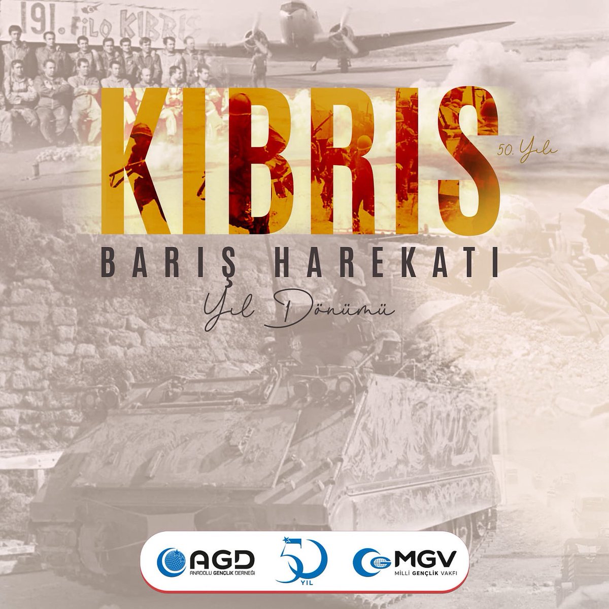 agdistanbul's tweet image. Milli Zaferimiz Kıbrıs Barış Harekatının 51. Yılı Mübarek olsun.
#KıbrısBarışHarekatı