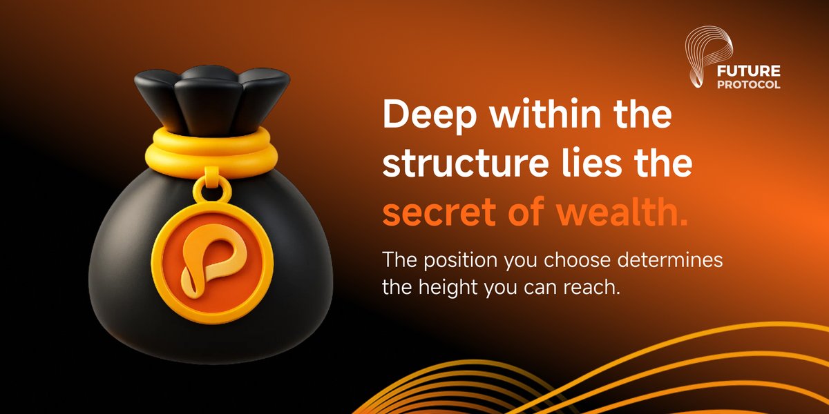 BuildWithFP's tweet image. 💰 Deep within every sustainable system lies structure.
And within structure — the secret of wealth.
In Future Protocol, your position isn’t just a choice.
It’s a statement of your ambition.

📊 Structured allocation.
🔑 Transparent rules.
🚀 Scalable rewards.
#FutureProtocol…