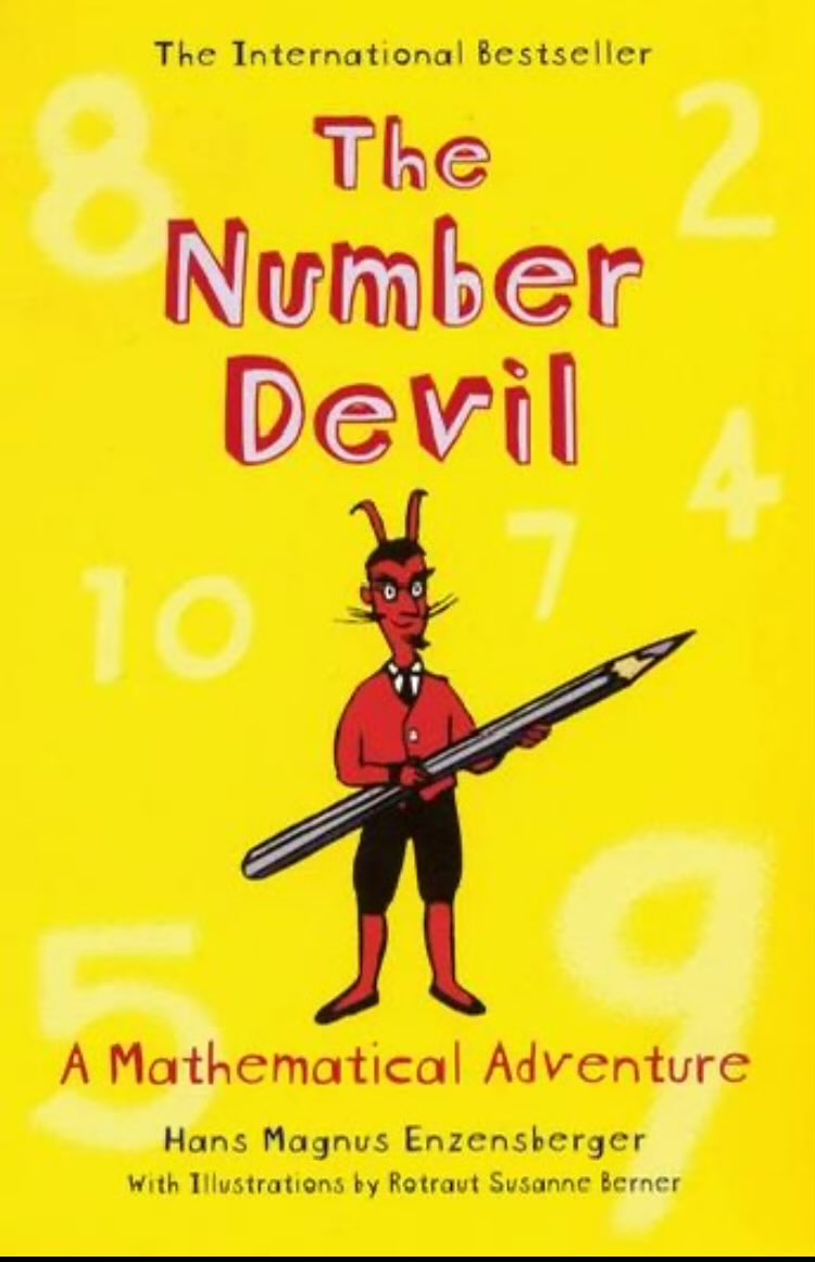 martinmbauer's tweet image. Recommendations for great math and science books for children and young (or old) adults
I’ll start: The Number Devil by Enzensberger
Sparks curiosity for mathematics in children. Great to read aloud (terrible for getting them to sleep) Be ready for many, many questions!