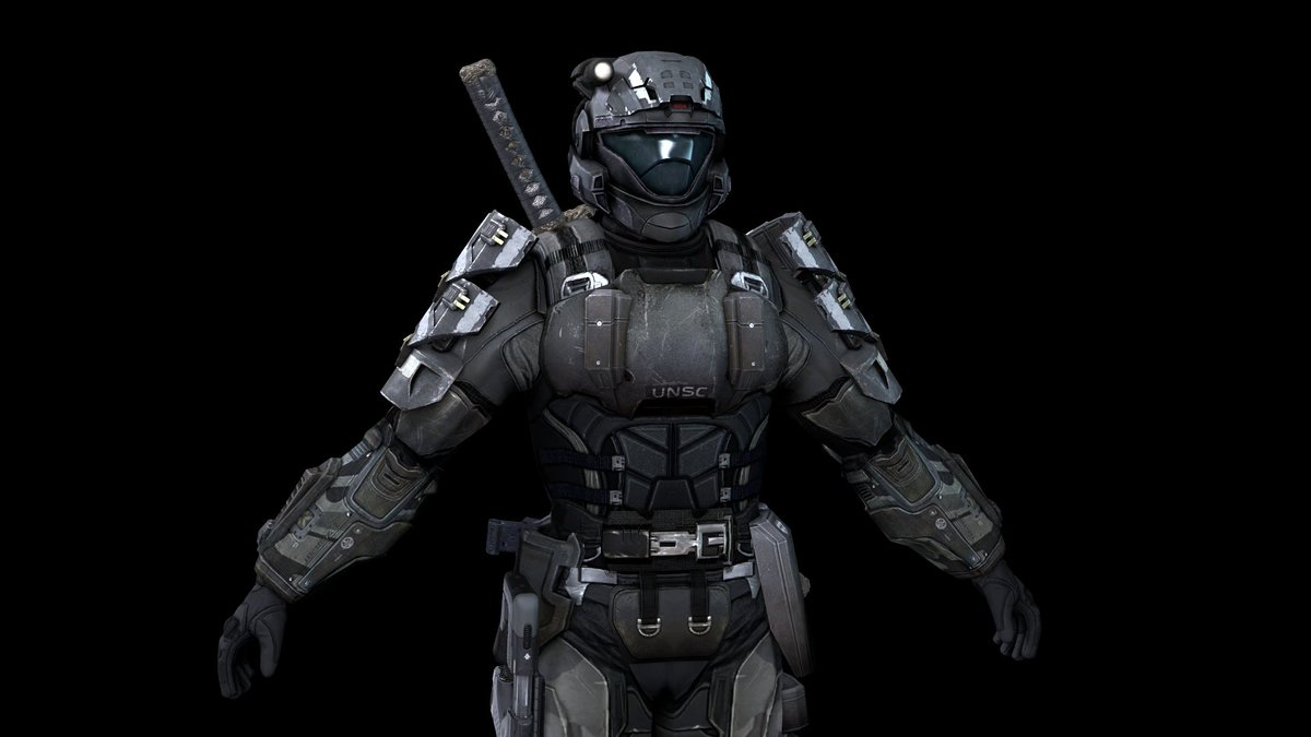 matthewo1o's tweet image. This ODST samurai will be the embodiment of a silent protagonist in my Halo fan series, perhaps until a certain point in the saga 👀
And yes, his peers will acknowledge his mutism, especially Alison lol