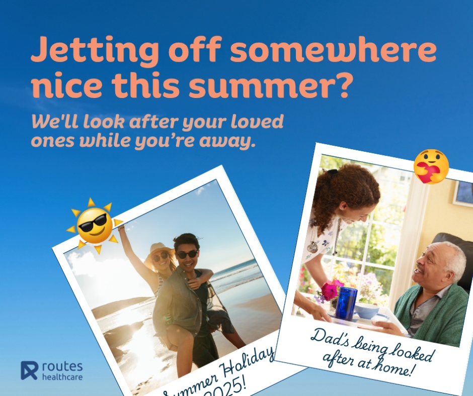 RoutesHCare's tweet photo. ✈️ NOTHING BEATS A JET2 HOLIDAY...
And whilst you're soaking up the sun, we'll give your loved ones 5-star care at home 

Because the best holidays happen when everyone's being looked after: https://t.co/IHRRGm0aik 

#RespiteCare #PeaceOfMind #NothingBeatsA #Holiday #Summer https://t.co/Uo29zRnRyE