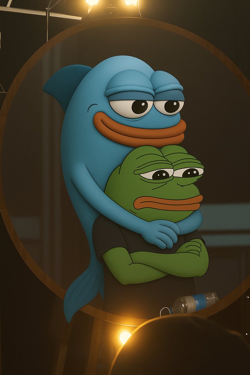 Market’s green, $SUI $BLUB pumping, and Blub hugging Pepe like:

“Told you bro, trust the stars and DCA.” 💧🐸🐟💰

$Blub $Pepe #ColdplayConcert #WenLambo