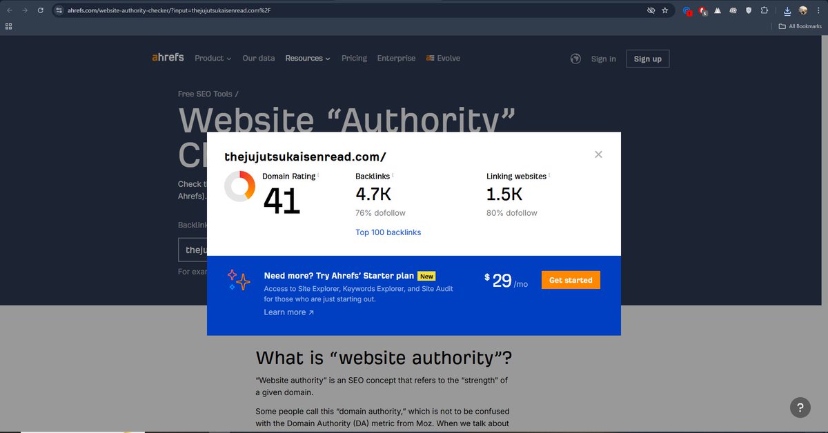TheBoostBlogger's tweet image. Alhamdulilah! 🎉 New Website Admin Deal Available!
✅ USA-Based Traffic
✅ High DR &amp;amp; Strong Authority📌 Website: thejujutsukaisenread.com
 📈 Traffic: 148.7K+
 🔗 DR: 41
 🌐 DA: 39👉 For Guest Posts / Sponsored Deals:
📧 Email: hassanans764@gmail.com
📱 WhatsApp: +92 327 7917416