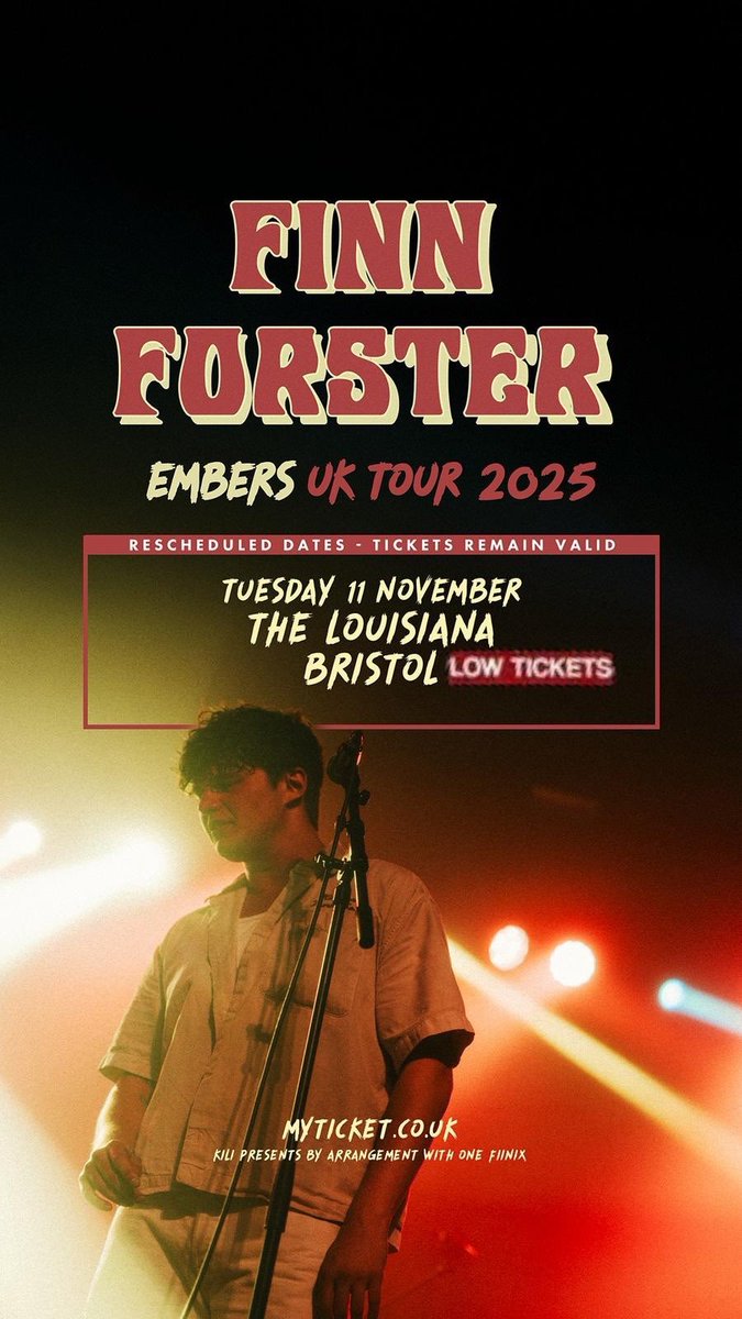FinnForster1's tweet image. Last handful of tickets left for my Bristol Headline show in November. 🥳
Tickets: myticket.co.uk/artists/finn-f…