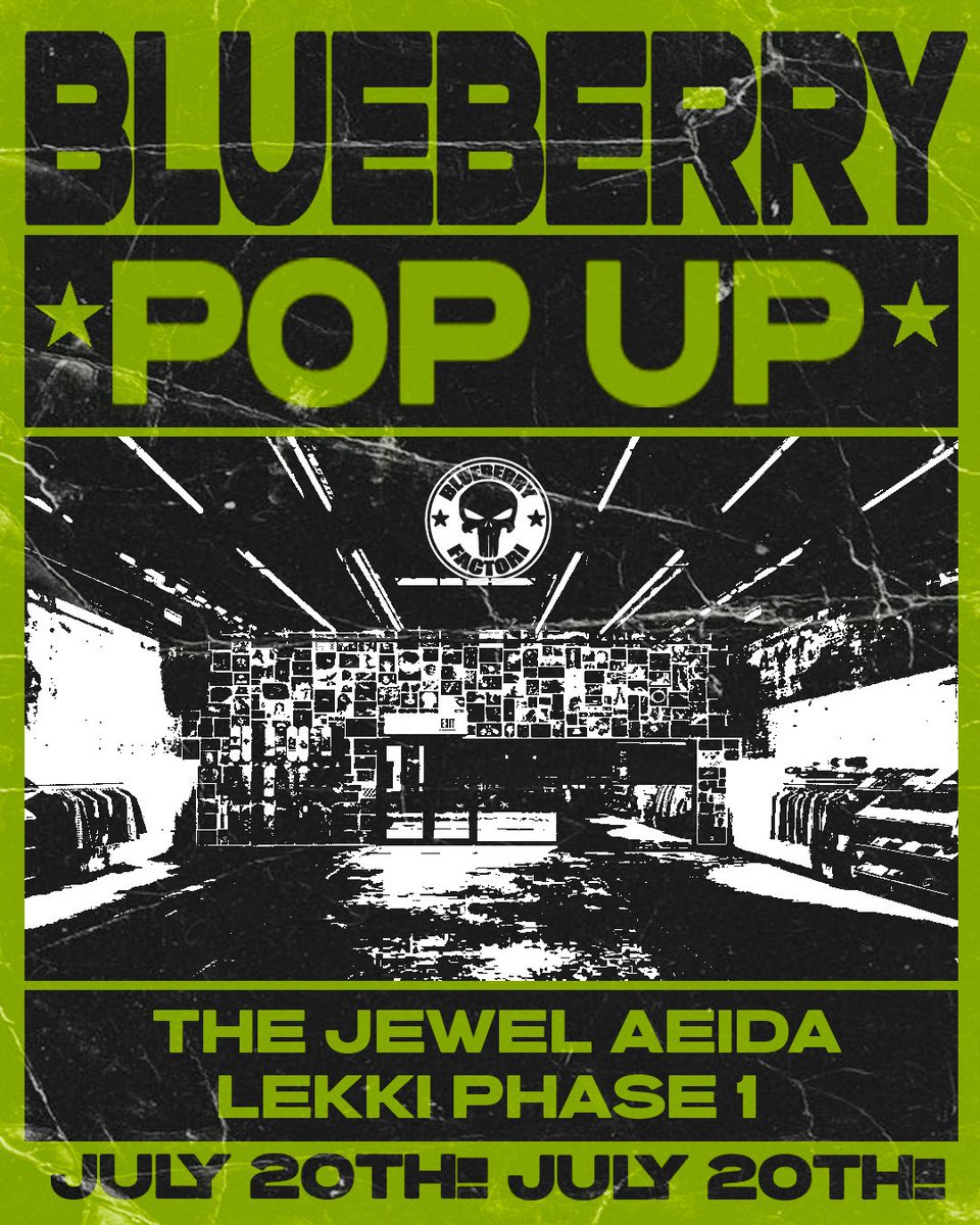 The very first blueberry pop up hosted by <a href="/BuschellKwabena/">💋🕴️MR BLUEBERRY</a>