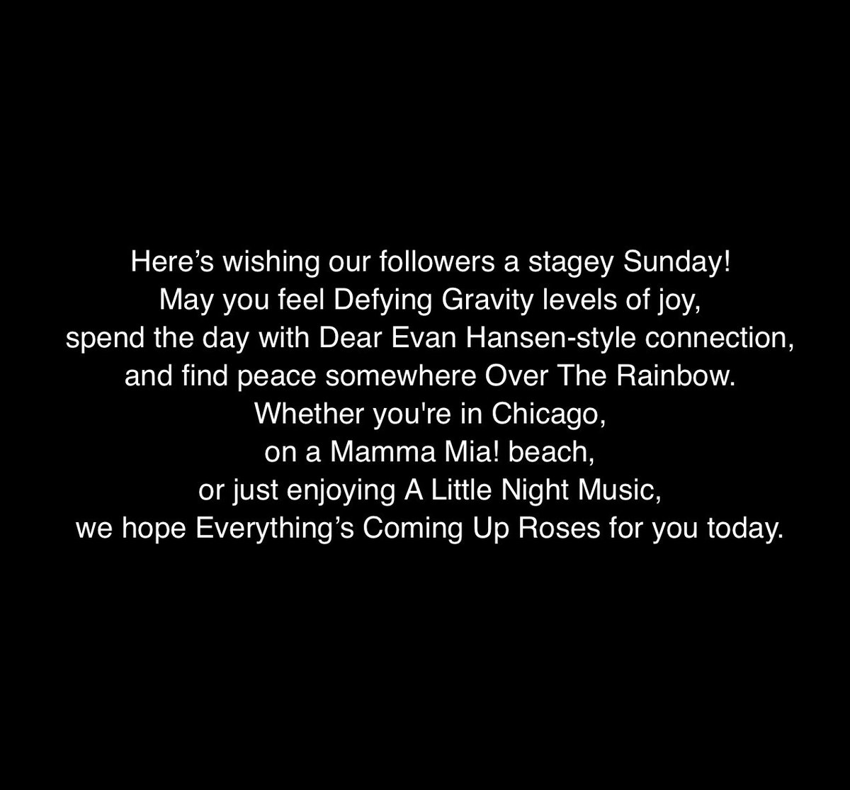 #musicalbingo #SundayFringe