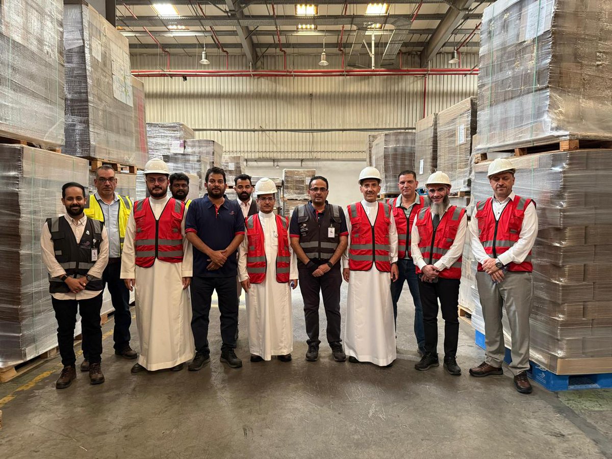 في إطار الزيارات الدورية للمنشآت الصناعية التابعة لشركة الوطنية للصناعة، قام سعادة رئيس مجلس الإدارة المهندس مساعد العوهلي، وسعادة الرئيس التنفيذي المهندس عبدالرحمن الجعيد، وعدد من نواب الرئيس، بزيارة دورية تفقدية لمصنع الوطنية للمنتجات الورقية في مدينة جدة . 

#الوطنية_للصناعة