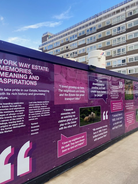 At York Way Estate, 91 new social homes, a community centre &amp; public space improvements are underway.

We’re supporting City of London Corp with clear comms: newsletters, resident meetings, events &amp; naming consultations.

Trust is built through transparency.