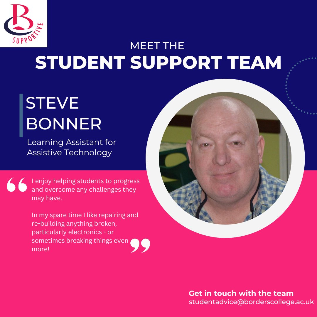 BordersCollege's tweet image. Meet the Student Support Team - your go-to people for advice, guidance, and a friendly face around college. ๐ฌ๐
#MeetTheTeam #StudentSupport #HereForYou
