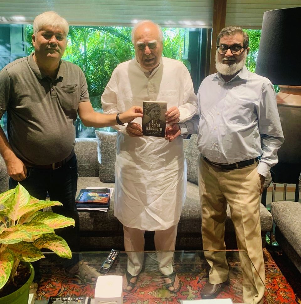 Ziya Us Salam (@ziyaussalam) on Twitter photo Happy to see The Lion of Naushera get affirmative nods from people who matter. Presented a copy to Kapil Sibal sb yest. He called it "a topical book, important for today's times". Pick up a copy n let me know your thoughts amzn.in/d/7uwMq8k <a href="/anand_journo/">Anand Mishra</a> <a href="/BloomsburyIndia/">Bloomsbury India</a> Happy to see The Lion of Naushera get affirmative nods from people who matter. Presented a copy to Kapil Sibal sb yest. He called it "a topical book, important for today's times". Pick up a copy n let me know your thoughts amzn.in/d/7uwMq8k <a href="/anand_journo/">Anand Mishra</a> <a href="/BloomsburyIndia/">Bloomsbury India</a>