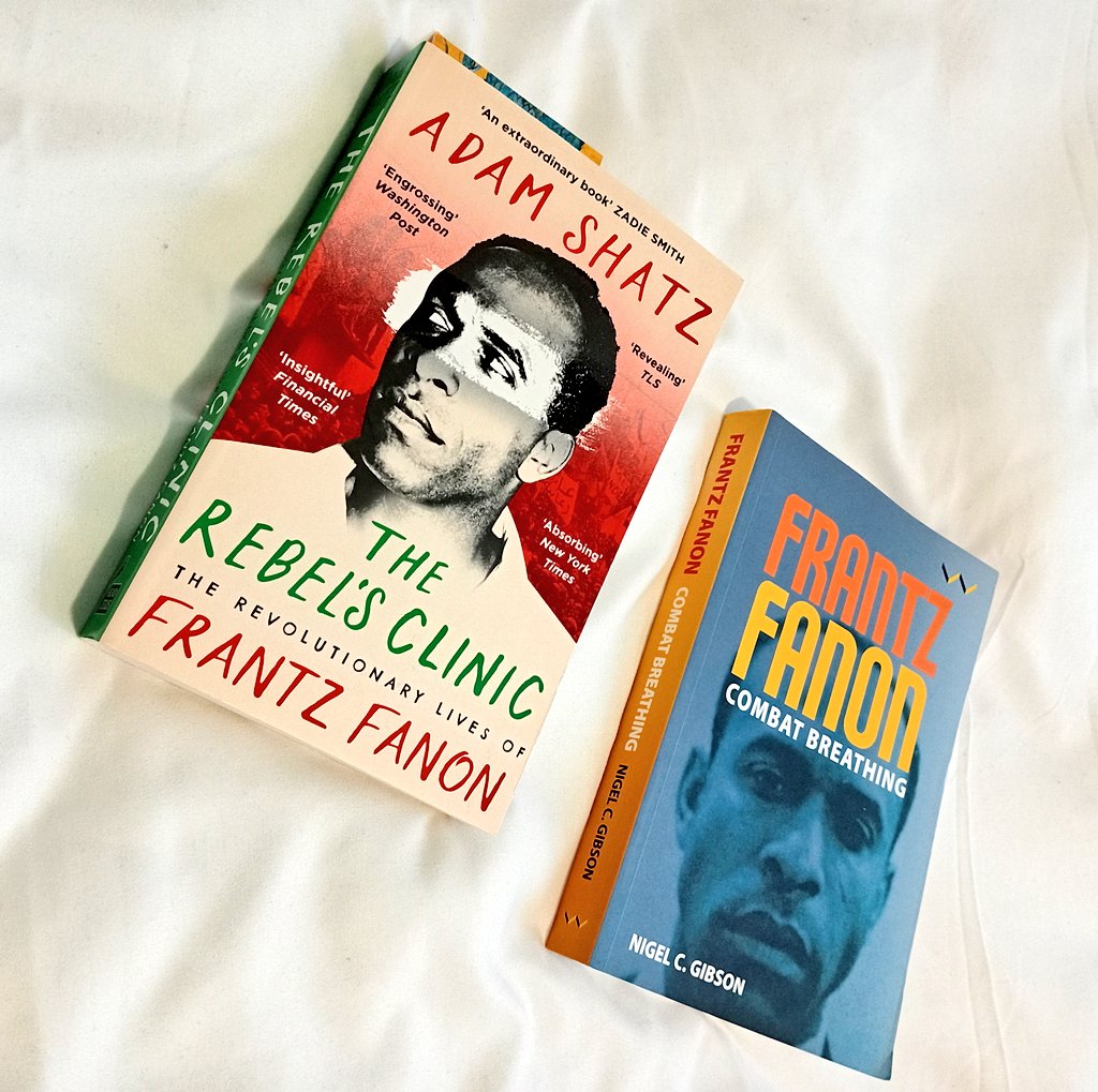 DrSindane's tweet image. Today is Frantz Fanon's birthday. 🙌🏽😀 I bought these two books at the airport on Friday. It goes without saying, that Fanon's writings have had a profound impact on my academic life, my scholarly activism, and my general political worldview. I can't wait to dig in! 🙏🏽❤️