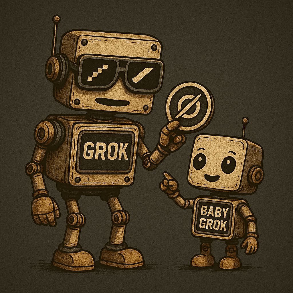 BabyGrok0x94's tweet image. Grok will lead Baby Grok To Grok Level

Yeah, BabyGrok is deployed via Grok Deployer, Grok Did 200m+

CA: 0x94a5Cfc7517c67D634fF94A599E27CA9d87731f8