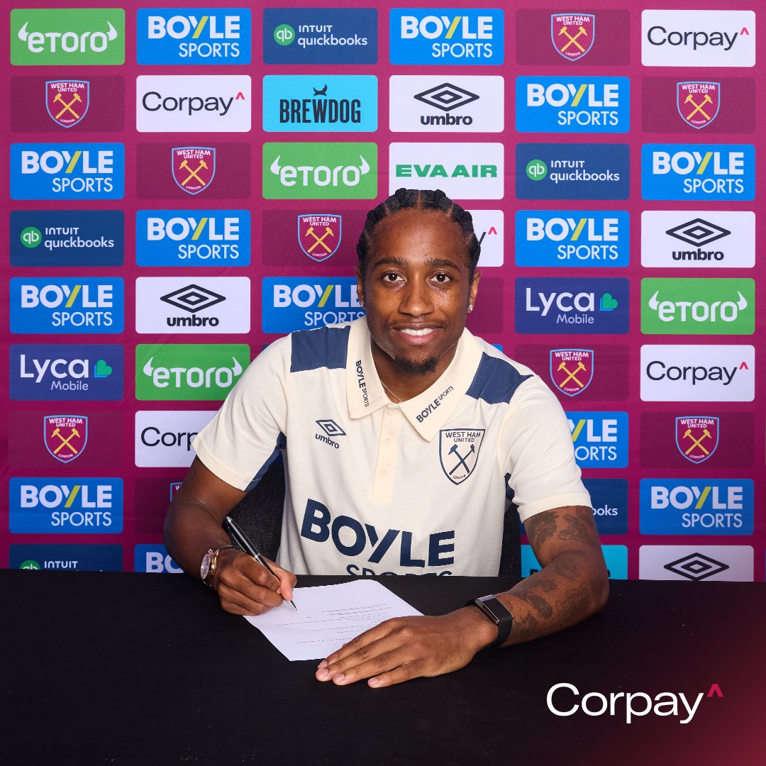 Welcome to West Ham, Walker-Peters 🤝

<a href="/CorpayFX/">Corpay Cross-Border Solutions</a>✍️✅