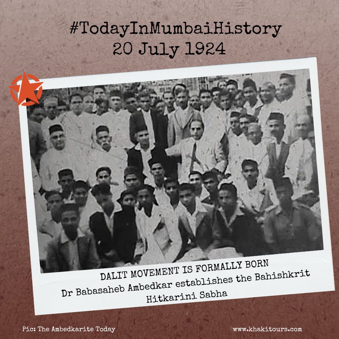 JAI BHIM

In March 1924, Dr Babasaheb Ambedkar convened a meeting at Parel’s Damodar Hall to explore the possibilities of establishing an institution that would fight for the rights of the depressed classes. And thus the Bahishkrit Hitkarini Sabha was founded on this day, 101