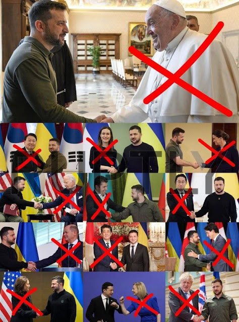 viaggrego's tweet photo. #Zelensky porta #Sfiga : "Un #Gatto #Nero al #Confronto è un #Talismano". Tutto cio' che #tocca #Scompare....#peggio di #Fassino ! Anche il #Papa #Non e' stato #Risparmiato ! Leggi Qui: https://t.co/8vzG7R1GQk https://t.co/JzU1KtA65S