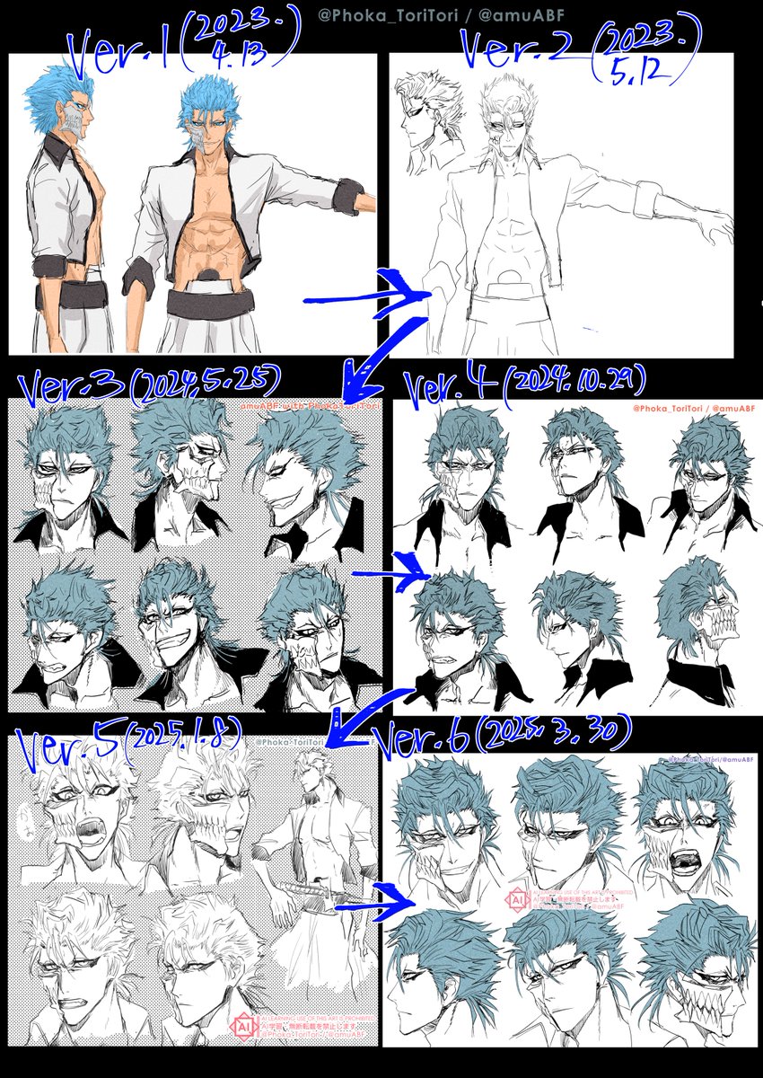 amuABF's tweet image. そろそろ4568の作画見直ししたい
特に5は半年作画変えてないや