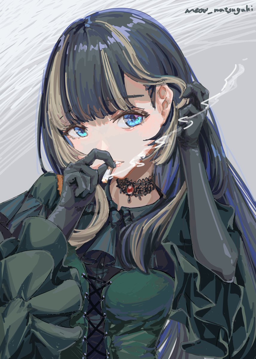 meow_natsuyuki's tweet image. 4hrs doodle
#らでん似絵  

挑戰封印繪畫器材：
1.不能吸顏色
2.不能調整筆刷大小