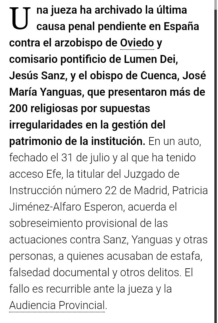 <a href="/enricross1964/">Ross</a> Ya lo avisé en su momento cuando lo vendieron que no toleraban versos sueltos.
La mafia franquista judicial es el nudo gordiano de la corrupción del régimen.
Atados por su pasado y las perpetuas corruptelas, tradiciones familiares que dependen de sus privilegios antidemocráticos