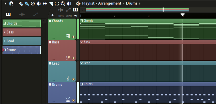 xxtarfall's tweet photo. why fl studio 2025 now also adds drums when using chord progression generator??? https://t.co/ktkjQHoWIs