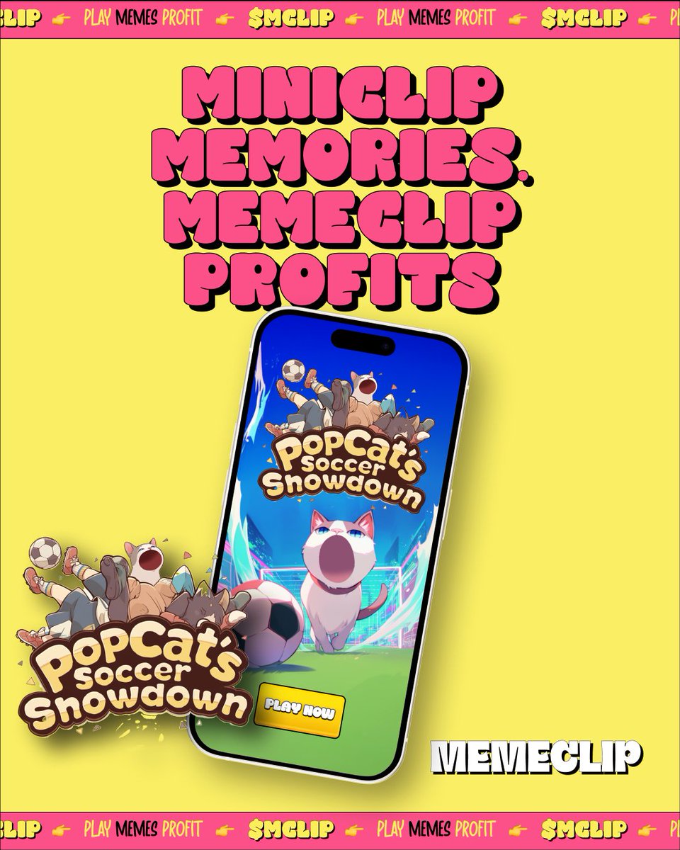 From Miniclip memories to MemeClip money.

The $MCLIP presale is officially LIVE.

Tap in, before it moons.

Play memes. Profit harder.

🔗 memeclip.io