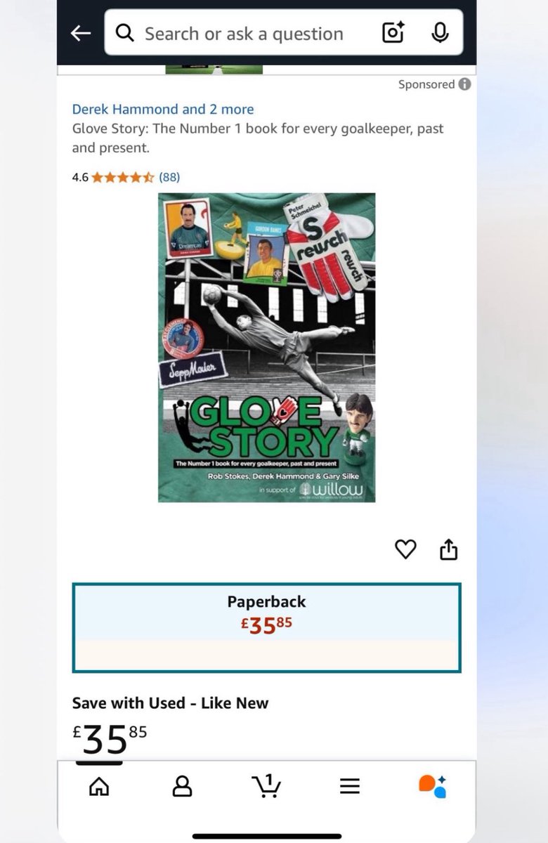 Glove Story Book (Now out of print) 
£15 excluding postage