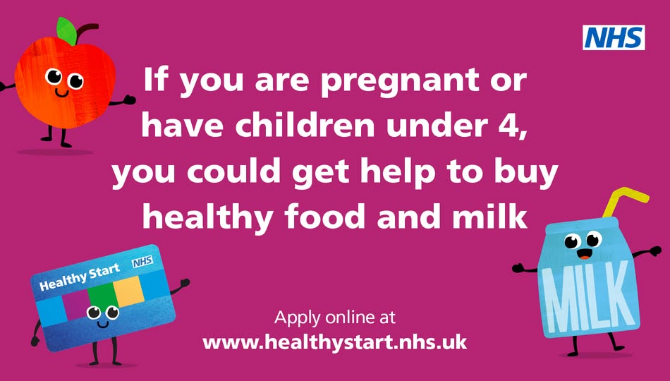 CornwallCouncil's tweet image. 🍼🍌 If you’re pregnant or have a child under the age of four, you may be entitled to get help to buy healthy food and milk, as well as free vitamins for you and your little one.
Find out more about the Healthy Start scheme and apply ➡️ orlo.uk/Healthy_Start_…