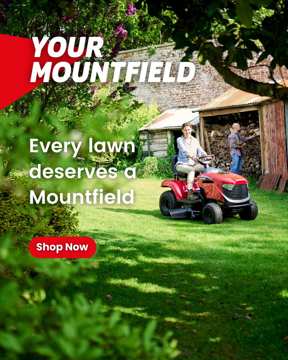 The Ultimate Garden Flex

Turning heads… and turning grass into greatness.

Every lawn deserves a Mountfield.

🛒 Shop now: mountfieldlawnmowers.co.uk

#LawnLifeUpgrade #MountfieldMowers #YourRulesYourLawn #MowHappyThisSummer