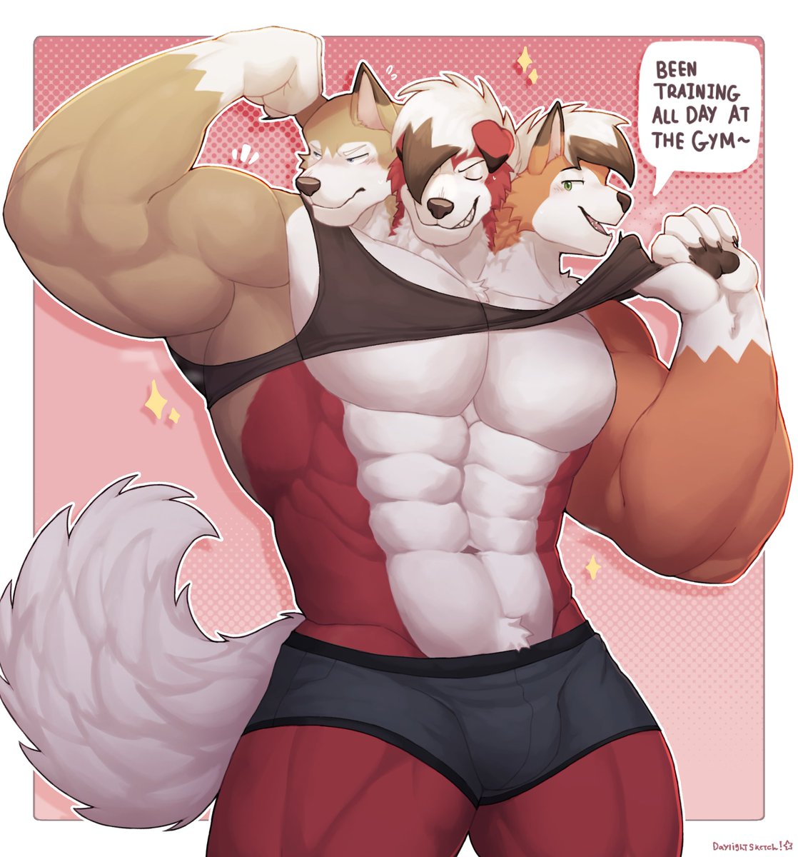 comm for @lucky_coy0te 💪!!
