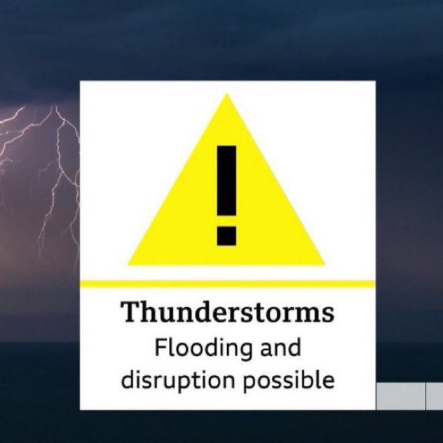 ⚠️ Weather Warnings - Sun/Mon ⚠️

📍 Fermanagh, Tyrone, Derry
🟡 Yellow – Thunderstorms &amp; heavy showers
🕛 Sun 12:00 - 20:00

📍 Antrim, Armagh, Down
🟡 Yellow – Heavy rain
🕕 Sun 18:00 - Mon 18:00

📍 Dublin, Kildare, Louth, Meath, Wicklow, Monaghan
🟡 Yellow – Heavy rain &amp;