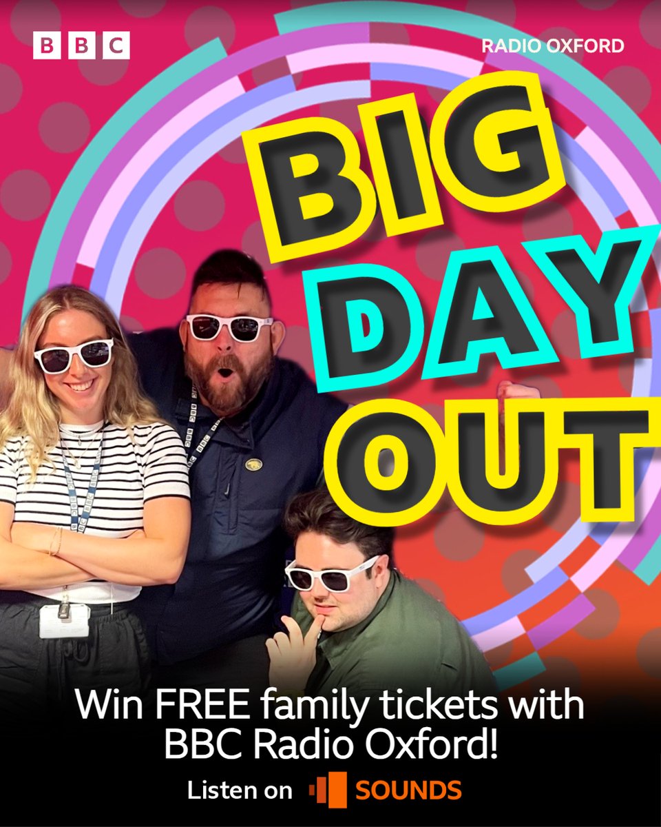 BBC Oxfordshire (@bbcoxford) on Twitter photo ๐ WIN FREE FAMILY TICKETS! ๐
All this week, BBC Radio Oxford is turning up the summer vibes! ๐๐๏ธ
๐ Listen in from 8am with <a href="/Brucey1/">Sophie Law</a> to find out which summer anthem to listen for...
๐ถ Then, when the tune gets played in full sometime between 10am and 2pm, call <a href="/AdamBall/">Adam Ball (Official)</a> ๐ WIN FREE FAMILY TICKETS! ๐
All this week, BBC Radio Oxford is turning up the summer vibes! ๐๐๏ธ
๐ Listen in from 8am with <a href="/Brucey1/">Sophie Law</a> to find out which summer anthem to listen for...
๐ถ Then, when the tune gets played in full sometime between 10am and 2pm, call <a href="/AdamBall/">Adam Ball (Official)</a>