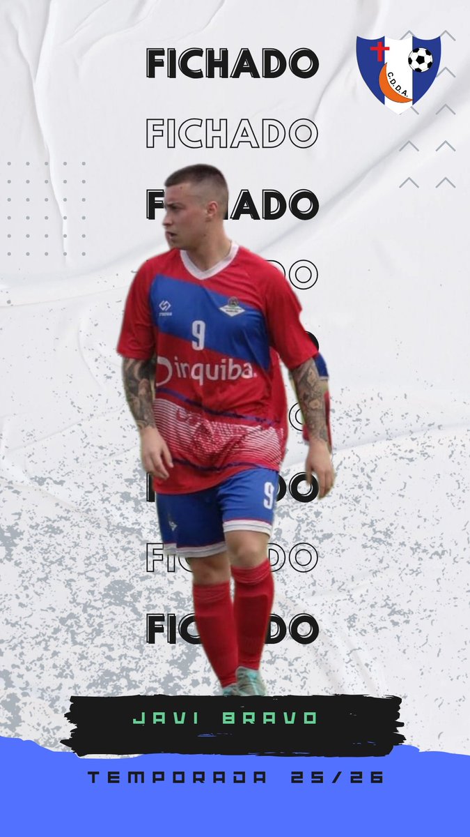 🔵⚪𝑭𝑰𝑪𝑯𝑨𝑫𝑶 🔵⚪
       ꭻꭺꮩꮖ ᏼꭱꭺꮩꮎ 
🔹 Posición: Extremo
🔹 Club de procedencia: Guareña 
🔹 Jugador potente que se puede desenvolver en diferentes posiciones.
¡BIENVENIDO JAVI!