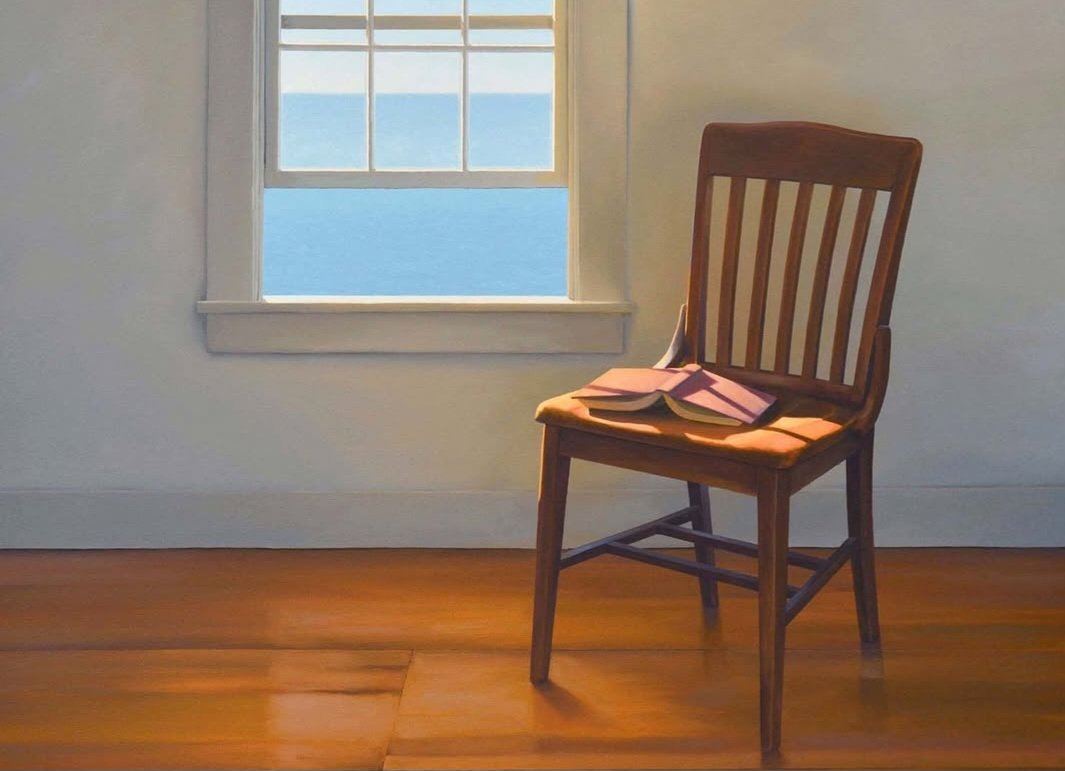 franch_laura's tweet image. Mi hopperiano de hoy es el estadounidense Jim Holland (Schenectady NY., 1955), uno de mis top porque transmite esa atmósfera de soledad, silencios y verano que me interesa tanto.

👇🏻Abro hilo.