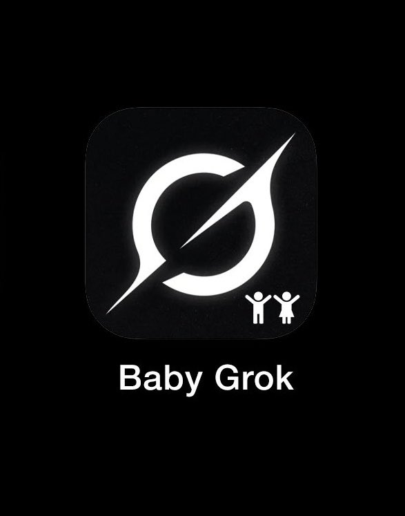 EvaFoxU's tweet image. xAI is going to make Baby Grok, an app dedicated to kid-friendly content.
Safe space for you kids β€οΈ