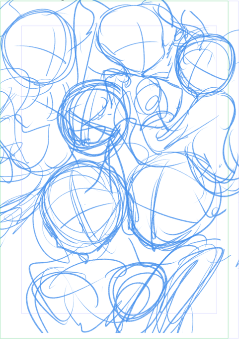 表紙の構図出来たッ!!!(何も分からねえ!) 