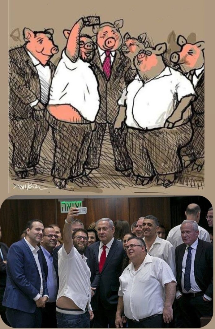 jewishvoicelive's tweet image. Calling Netanyahu the 'Jewish' is like saying 'Halal Pork' or 'Kosher Pork'. The entire idea of Netanyahu contrary to the Jewish faith.
Netanyahu is a perverted and godless murderer.
Netanyahu is a genocidal Nazi.
Netanyahu is a vile Zionist.