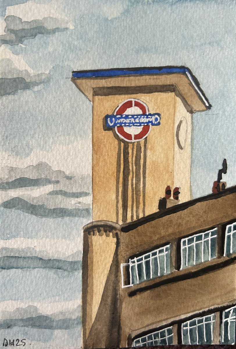 Paintings of Willsden Green, Brixton, Elephant and Castle and Park Royal underground stations all added to my tube painting project. 

Buy them here…

darrenhaymanart.com