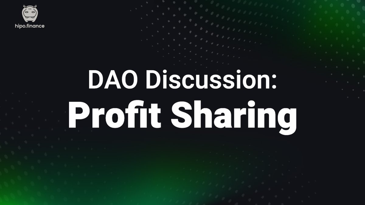 💰 Profit Sharing for HPO Holders — DAO Discussion

💜 At Hipo, our mission has always been to build a community-driven protocol — and we’re about to hit a major milestone:

⚡ Distributing protocol profits to HPO holders.

🗳 While we finalize the development, there are a few