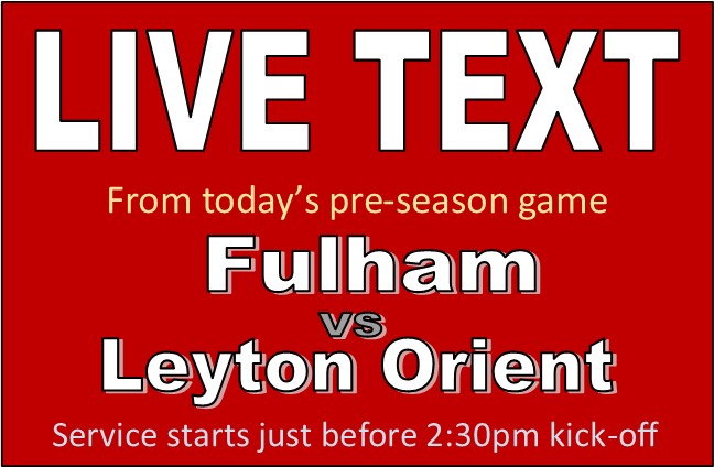 Leyton Orient Women's Teams (@lofcwomen_com) on Twitter photo Sunday 20th July 2025.
Today, we have live text coverage of the women's second pre-season game, away at Fulham. Our correspondent Larry Peterson will be in situ at Motspur Park to report on how things are shaping up See it at lofcwomen.com
#LOFC <a href="/OrientOutlook/">Orient Outlook Podcast</a> Sunday 20th July 2025.
Today, we have live text coverage of the women's second pre-season game, away at Fulham. Our correspondent Larry Peterson will be in situ at Motspur Park to report on how things are shaping up See it at lofcwomen.com
#LOFC <a href="/OrientOutlook/">Orient Outlook Podcast</a>