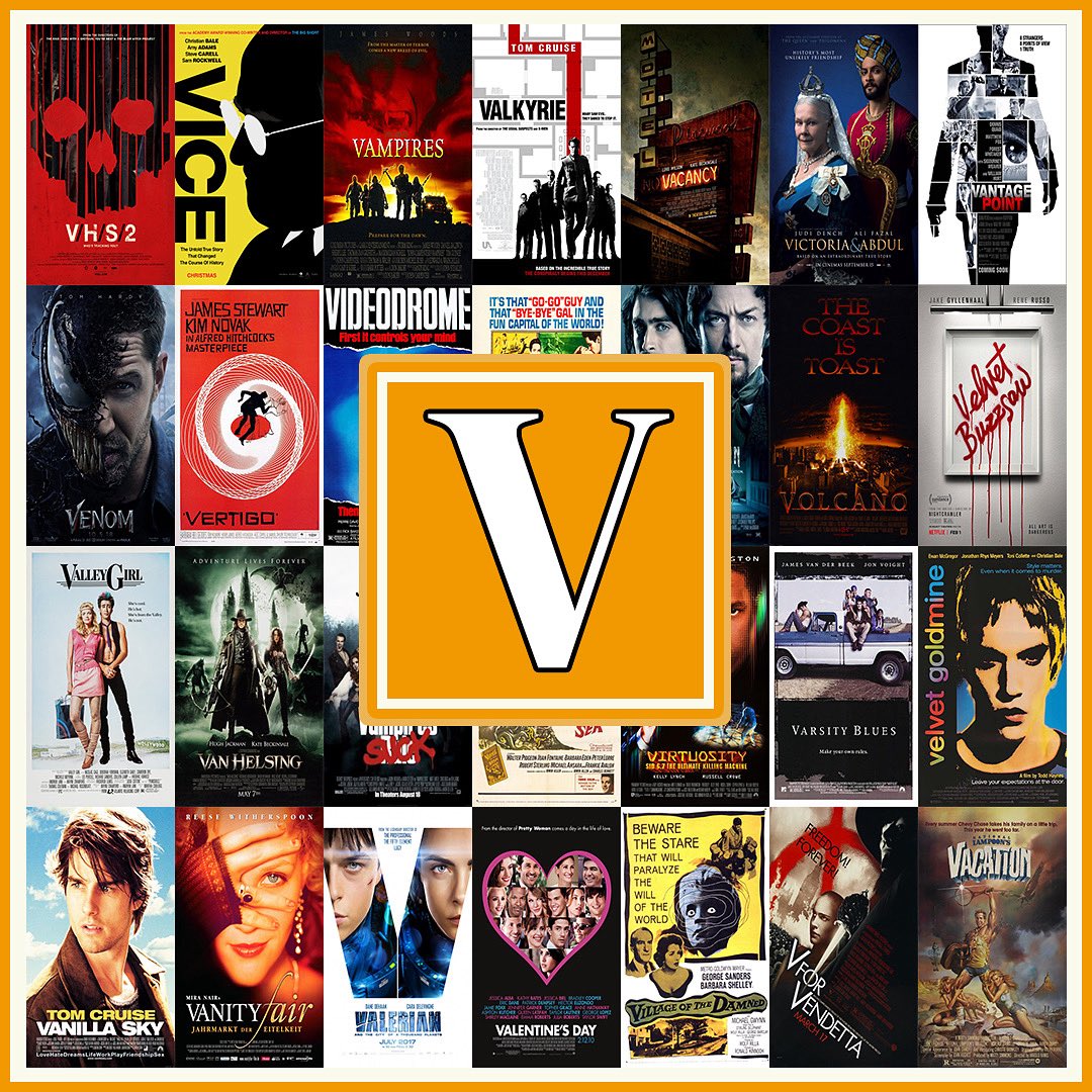 BondingTimePod's tweet photo. What’s your favourite film that starts with the letter V? 🤔

@bondingtimepod on Facebook, Instagram, X &amp; Letterboxd!

#podcast #newepisode #movies #alphabetfilm #podcasters #spotify #applepodcasts #podcasting #instapodcast #podcastcommunity #newseason #bondingtime https://t.co/9D6HvvLnVs