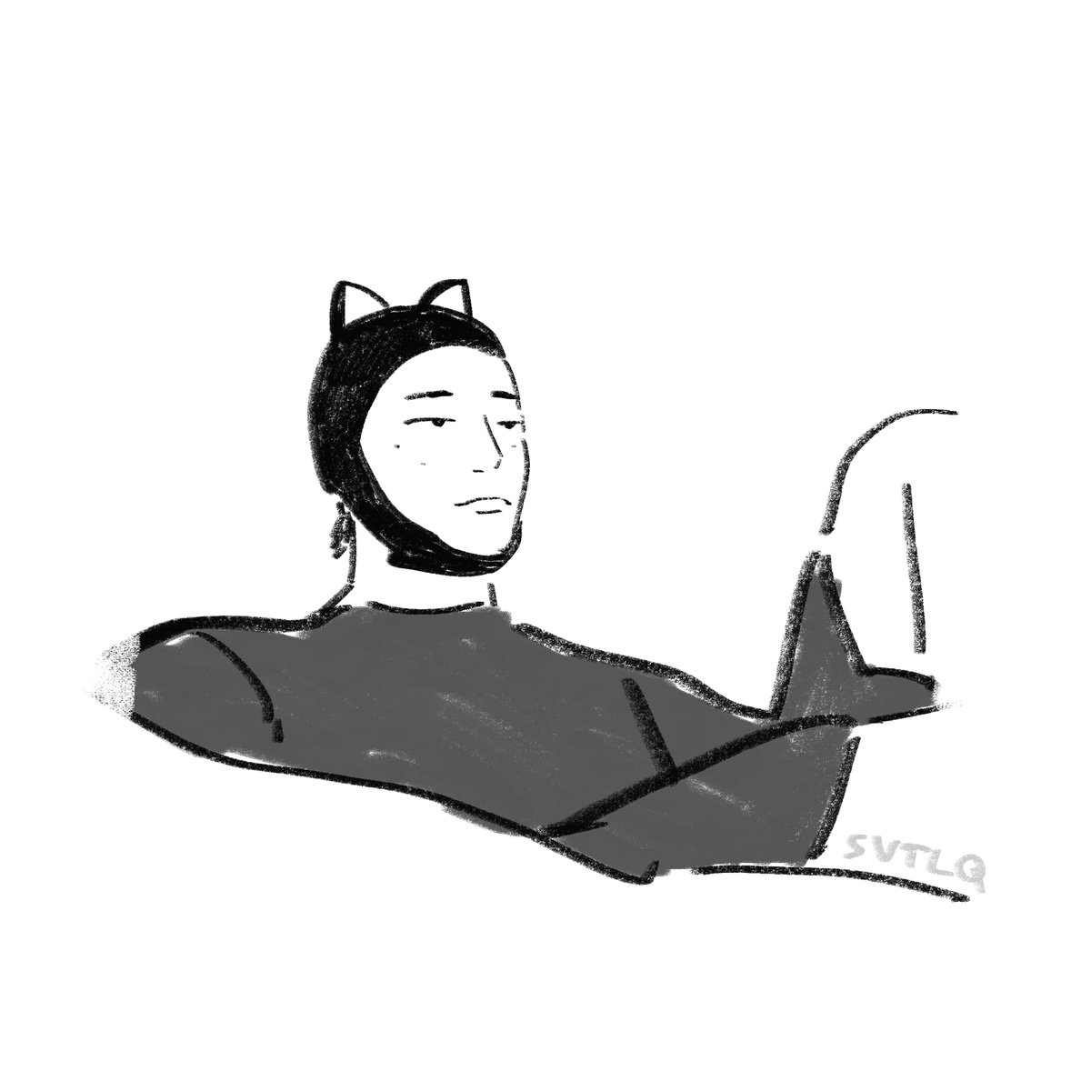 svtlowqual's tweet photo. sea otter as a cat #DINO https://t.co/iSkWALIvOg