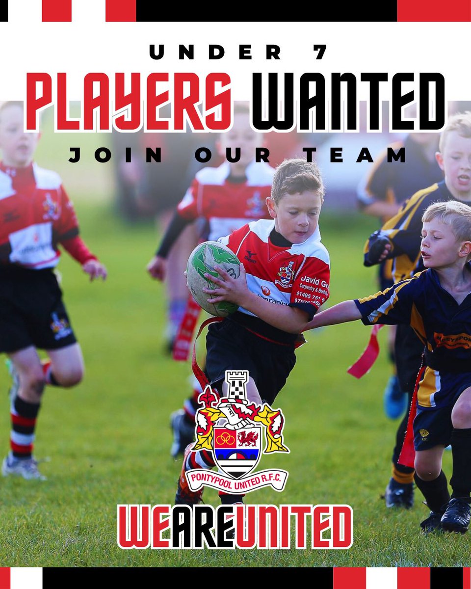 Pontypool United M&J (@ppoolutdmandj) on Twitter photo π¨π‘πππ₯ π³ π£πππ¬ππ₯π¦ πͺππ‘π§ππ
Calling all boys & girls starting Year 2 in September 2025. Come join our team!
Whether your child is new to rugby or already loves the game, weβd love to hear from you.
π© DM us for a conversation.
#WeAreUnited πΎπͺπ π¨π‘πππ₯ π³ π£πππ¬ππ₯π¦ πͺππ‘π§ππ
Calling all boys & girls starting Year 2 in September 2025. Come join our team!
Whether your child is new to rugby or already loves the game, weβd love to hear from you.
π© DM us for a conversation.
#WeAreUnited πΎπͺπ